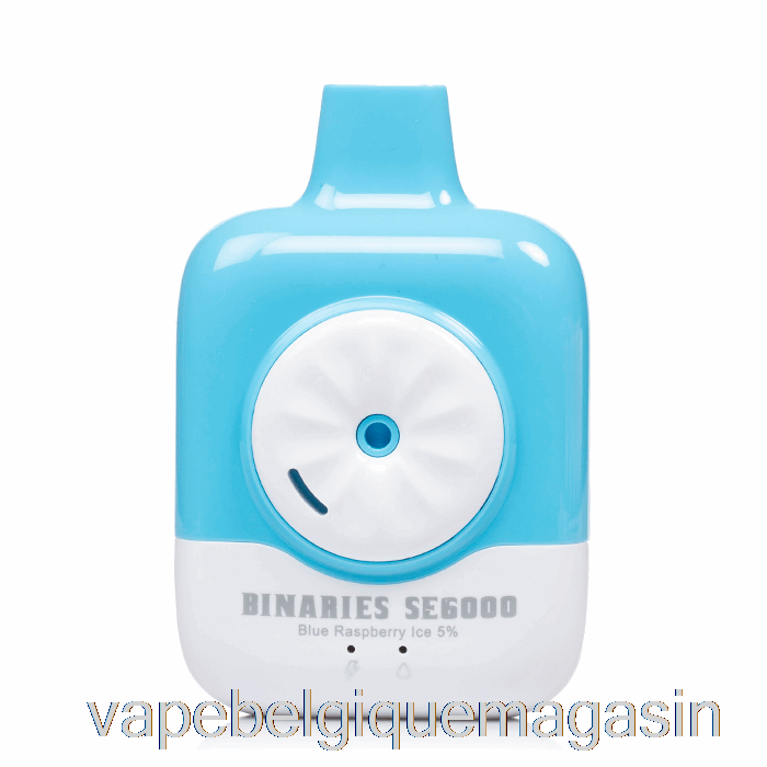 Vape Jetable Horizon Binaires Se6000 Glace Framboise Bleue Jetable
